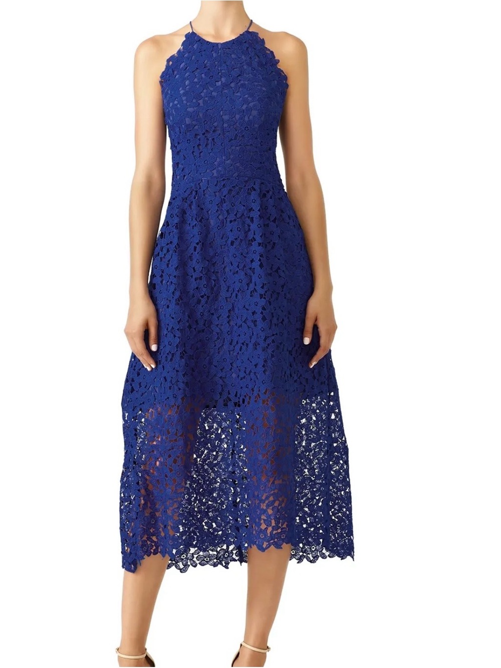 Slate and Willow Lace Midi Dress EUC